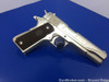 1950 Colt Government Commercial Model SUPER RARE NICKEL 45acp