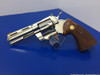 1981 Colt Python NICKEL 4" ULTRA SCARCE MODEL