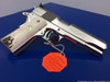 Colt Gold Cup National Match .45ACP 5" BRIGHT STAINLESS Genuine Stags