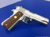 1977 Colt Commander 4.25" .45ACP Series 70 Rare SATIN NICKEL