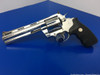 1993 Colt Anaconda 6in BRIGHT STAINLESS 100% Flawless *PORTED BARREL*