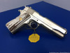 1977 Colt Government Series 70 MKIV *RARE NICKEL* Large Roll Stamp Model