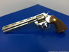 1980 Colt Python Target 8" Nickel .38Spl *ONE OF ONLY 251 EVER MADE*