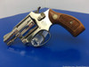 Smith Wesson 36 No Dash .38spl RARE NICKEL MODEL Consumer Unfired Example!