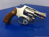 Smith Wesson 36 No Dash .38spl RARE NICKEL MODEL Consumer Unfired Example!