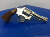 1974 Smith and Wesson Model 15-3 4" Nickel Finish .38Spl 