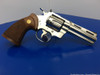 1979 Colt Python 4" Nickel .357Mag *INCREDIBLE SNAKE SERIES REVOLVER*
