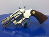 1969 Colt Python ULTRA RARE 2.5" Nickel Model .357mag *EXTRAORDINARY SNAKE*