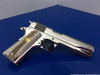 1990 Colt Government 1911 MKIV Series 80 .45ACP *GORGEOUS BRIGHT STAINLESS*