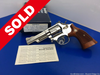 Smith Wesson 19-5 Combat Magnum .357 Mag 4" *GORGEOUS NICKEL FINISH*