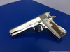 1990 Colt Government MKIV Series 80 *SUPER RARE FACTORY BRIGHT STAINLESS*