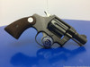 1966 Colt Agent .38 SPL Blue 2" *SCARCE FIRST ISSUE MODEL*