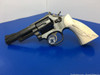 1988 Smith Wesson 19-6 .357 Mag Blue *GENUINE CARVED IVORY GRIPS*