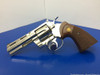 1978 Colt Python .357 Mag 4" *STUNNING AND RARE NICKEL SNAKE*