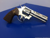 1978 Colt Python .357 Mag 4" *STUNNING AND RARE NICKEL SNAKE*