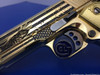 Custom Colt Government "We The People" 9mm *GOLD PLATED & MASTER ENGRAVED*