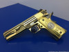 Custom Colt Government "We The People" 9mm *GOLD PLATED & MASTER ENGRAVED*