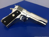 1988 Colt Gov MKIV Series 80 .45 Colt ACP *FACTORY BRIGHT STAINLESS FINISH*