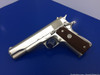 Colt Government 38super MKIV Series 70 *EXTRAORDINARILY RARE NICKEL MODEL*