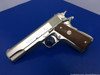 1969 Colt Government RARE PRE-70 series 1911 *GORGEOUS BRIGHT NICKEL FINISH
