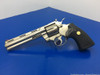 1982 Colt Python *ULTRA RARE E-NICKEL FINISH MODEL* Gorgeous Snake Revolver