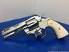 1994 Colt Python .357 Mag 4" *BREATHTAKING FACTORY BRIGHT STAINLESS*