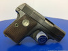 1929 Colt Vest Pocket .25 Acp Blue 377166 *1908 HAMMERLESS MODEL*