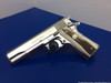 Colt Custom ELCEN Government .38super *ULTRA RARE FACTORY BRIGHT STAINLESS