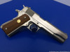 1981 Colt Government MKIV Series 70 .45 ACP 5" *RARE SATIN NICKEL FINISH*