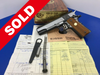 1978 Colt National Match Series 70 .45 Acp Blue 5" *ORIGINAL SALES RECEIPT*