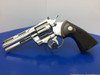 1985 Colt Python .357 Mag 4" *BREATHTAKING BRIGHT STAINLESS FINISH*