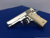 1987 Colt Officers ACP .45acp 3.5" *ULTRA RARE FACTORY BRIGHT STAINLESS*