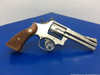 1990 Smith Wesson 686-3 .357 Mag 4" *INCREDIBLE BRIGHT STAINLESS FINISH*