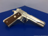 1978 Colt Government MKIV Series 70 *RARE LARGE ROLLSTAMP NICKEL MODEL*