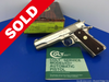 1980 Colt Service Ace RARE COLT CUSTOM SHOP Model .22LR *E-NICKEL FINISH*