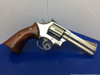 1984 Smith Wesson 586 .357 Mag Nickel 4" *STUNNING DOUBLE-ACTION REVOLVER*