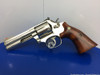 1984 Smith Wesson 586 .357 Mag Nickel 4" *STUNNING DOUBLE-ACTION REVOLVER*