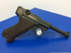 1918 Mauser P08 9mm Blue 4" *INCREDIBLE PIECE OF WWI HISTORY!*