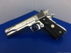 1988 Colt Government MKIV Series 80 .45 ACP 5" *STUNNING BRIGHT STAINLESS*