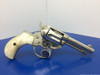 1893 Colt Model M1877 "Lightning" .38 Nickel 3.5" *GENUINE PEARL GRIPS*