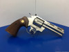 1985 Colt Python .357 Mag 4" *RARE FACTORY ULTIMATE BRIGHT STAINLESS*