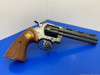 1978 Colt Python .357 Mag Royal Blue 6" *GORGEOUS COLT SNAKE REVOLVER!*