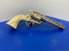 Colt SAA Interpol *FACTORY ENGRAVED*.45 Colt Nickel *#19 OF 154 EVER MADE*
