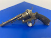 Belgian Antique Pin Fire Revolver 9mm 5" *ENGRAVED REVOLVER*