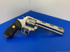 1992 Colt Anaconda .44 Mag 6" *BREATHTAKING BRIGHT STAINLESS* Magnaported!