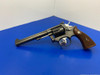 1952 Smith Wesson pre-14 .38 S&W Blue 6" *EARLY PINNED BARREL*