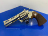 1977 Colt Diamondback .38 Spl Nickel 4" *GORGEOUS SNAKE SERIES REVOLVER!*