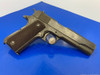1943 Colt Union Switch & Signal .45 ACP Blue 5" *RARE FLAMING BOMB STAMP!*