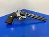 1970 Colt Python .41 Magnum *CUSTOM TARGET* Awesome Royal Blue 8" 