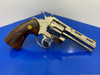 1979 Colt Python .357 Mag Nickel 4" *GORGEOUS SNAKE SERIES REVOLVER!*